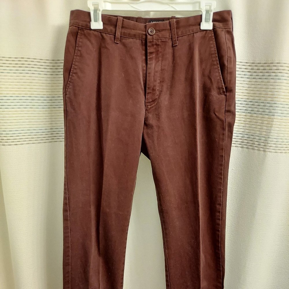 Men's J. Crew "The Sutton" Maroon/Brown Color